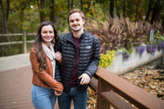 fall engagement pictures