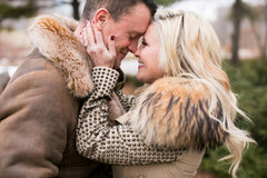 winter engagement pictures