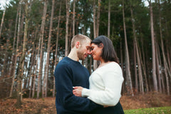 fall engagement pictures