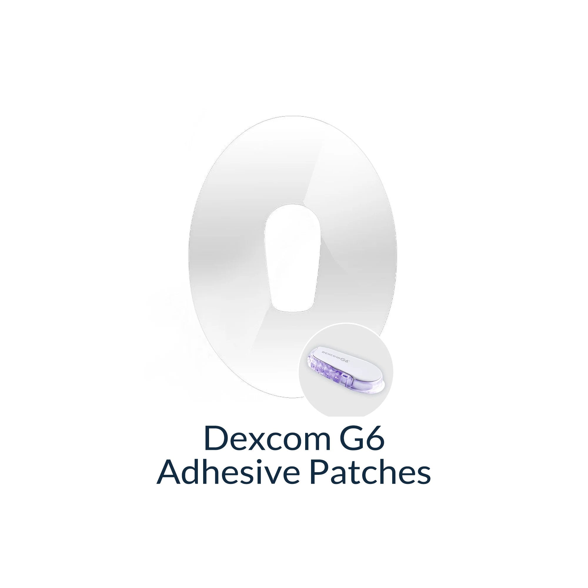 Dexcom G6 3x4 Inch Micro-woven Overlay Adhesive Dexcom G6 Patches :  Infiniflex Series : Waterproof