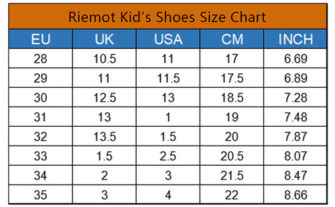 Knixmax Kids Size Chart – Riemot