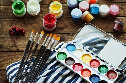 Basics In Blending Acrylic Paint For Beginners