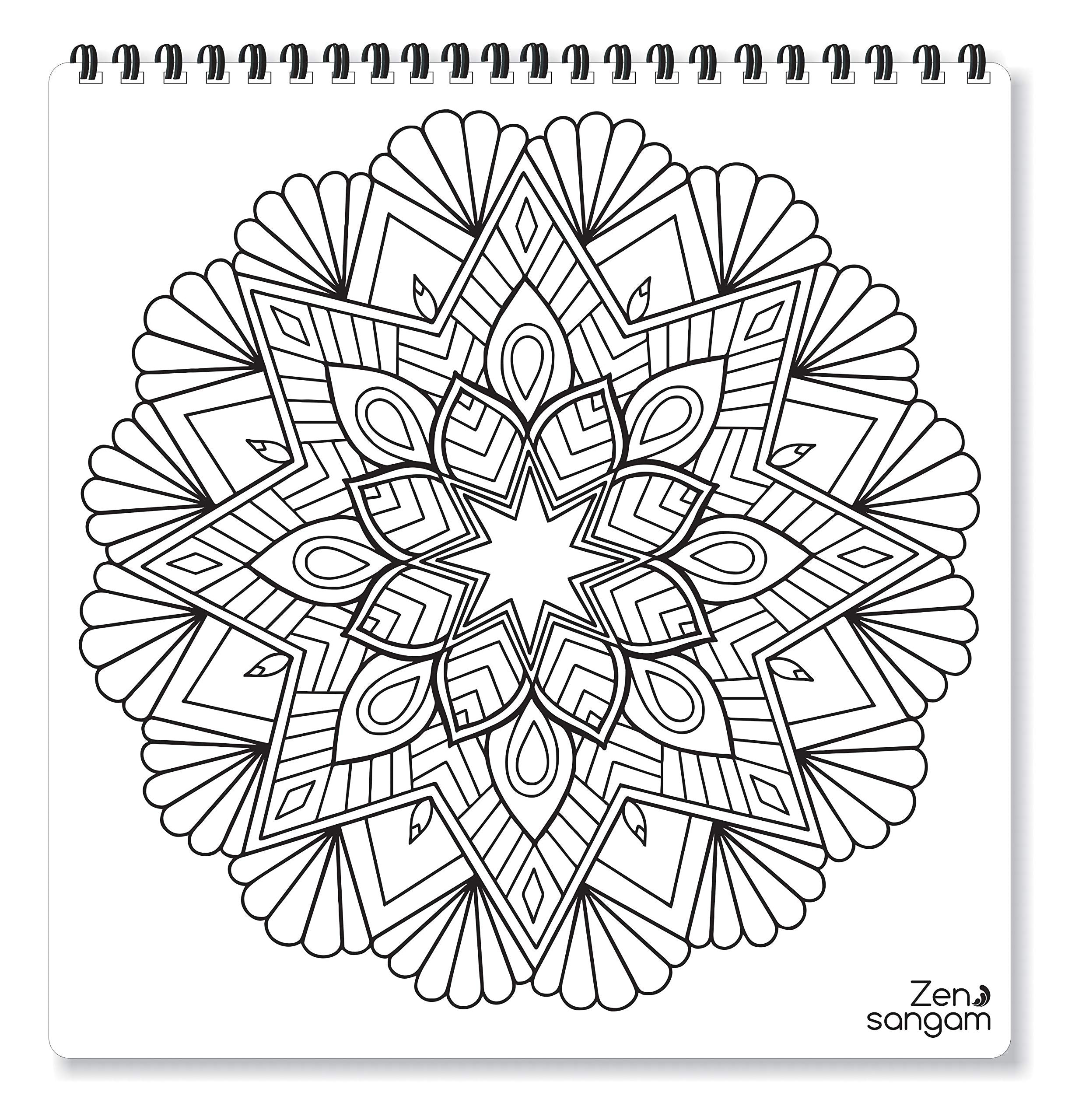 Store_of_arts on X: Open Book Mandala art for beginners