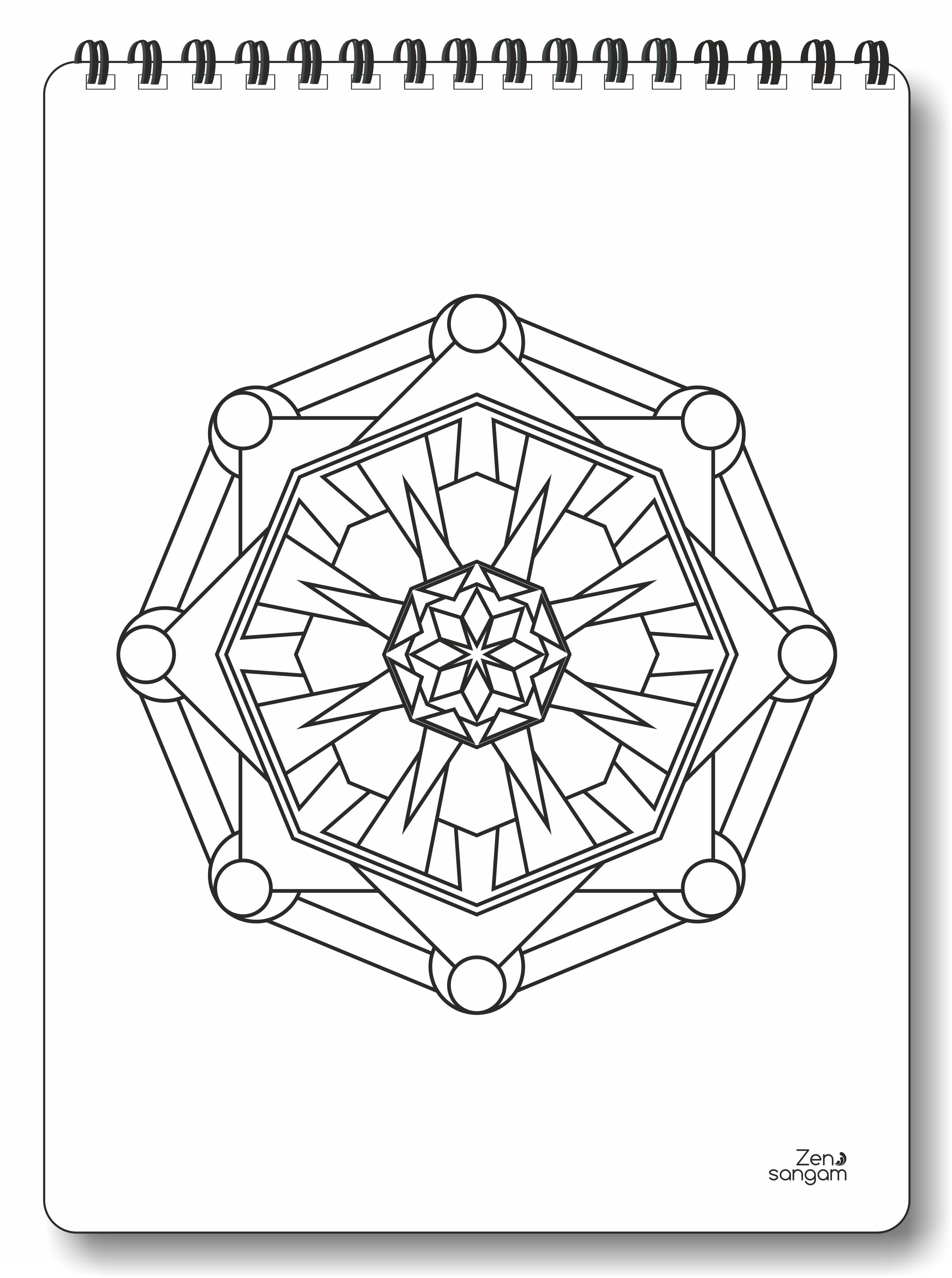 Colouring Book - Mandalas - For Adults - Maestro - Level 2