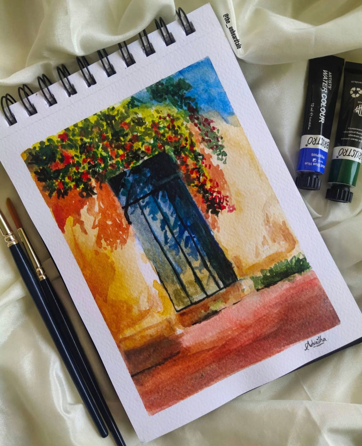 Watercolor Student Water soluble Sketchbook Gouache Paper - Temu