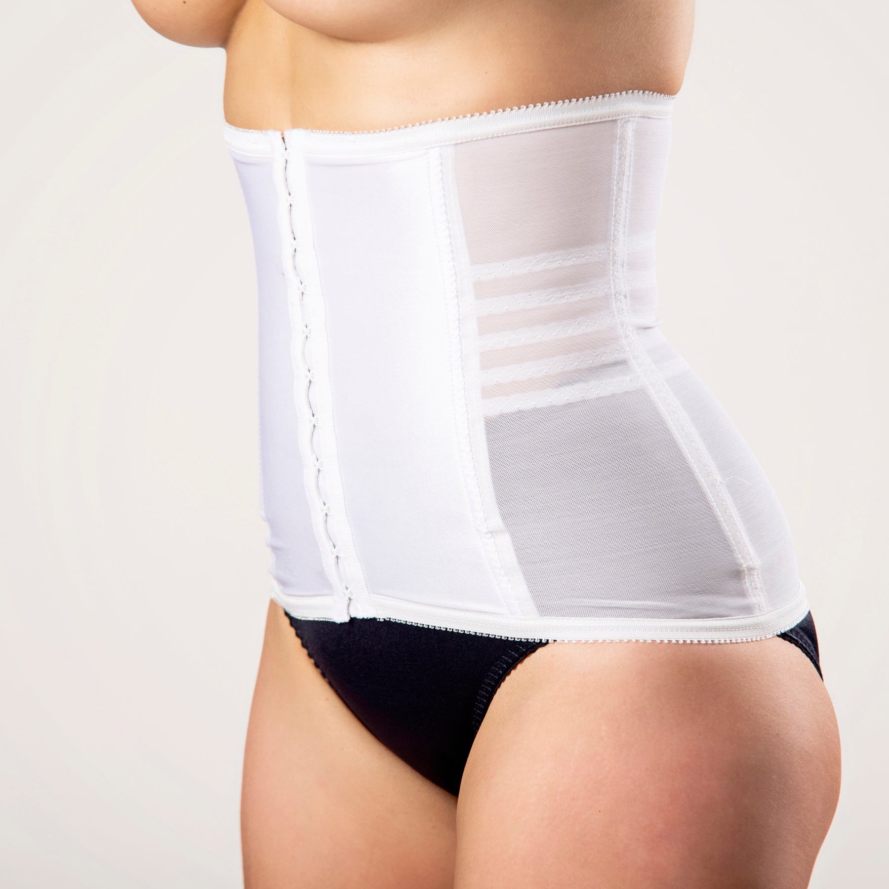 Rago Shapewear Firm Control Open 6 Strap White Garter Girdle Plus Size  44/7XL