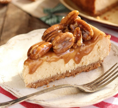 Salted Caramel Pecan Cheesecake