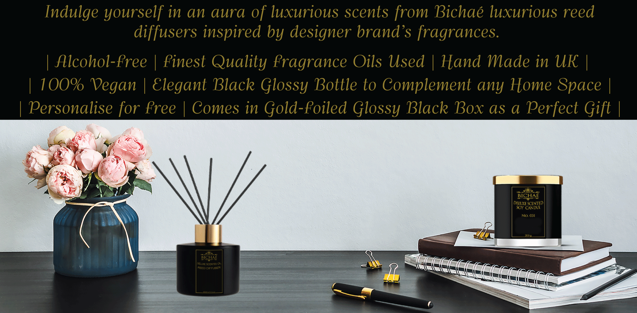 Bichae deluxe reed diffuser collection page image