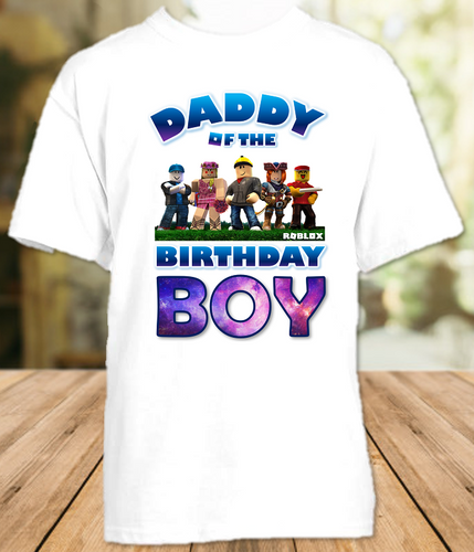 Roblox Birthday Party Personalized Sibling Brother T Shirt Or Onesie Shirts And Tutus - roblox personalized shirt