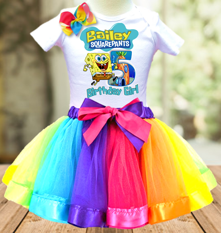 spongebob tutu birthday outfit