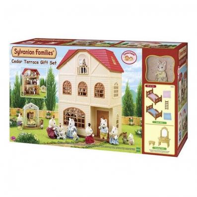 sylvanian families cedar terrace gift set