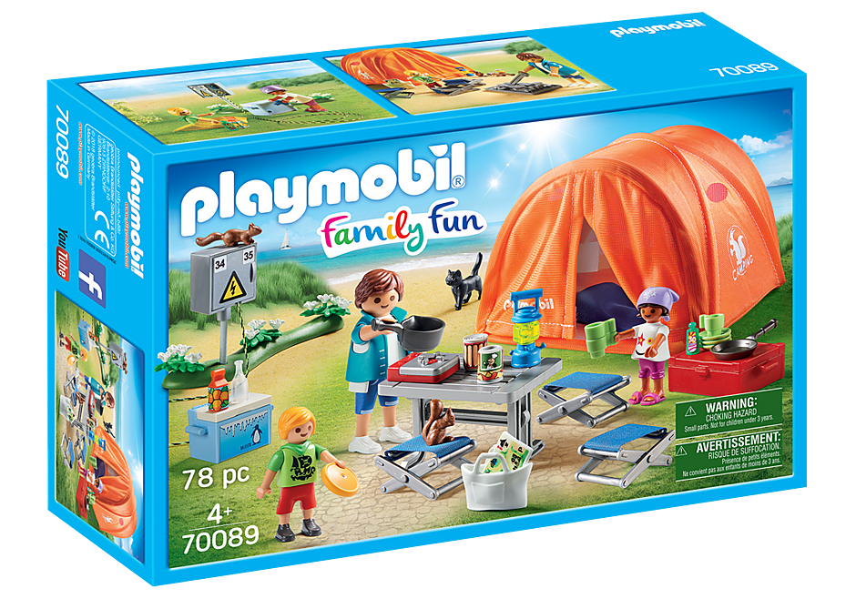 playmobil family camping