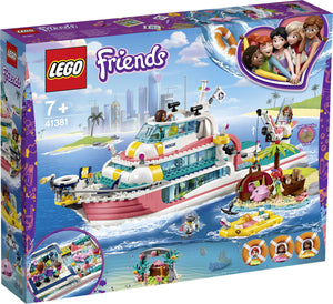 lego friends rescue mission boat 41381