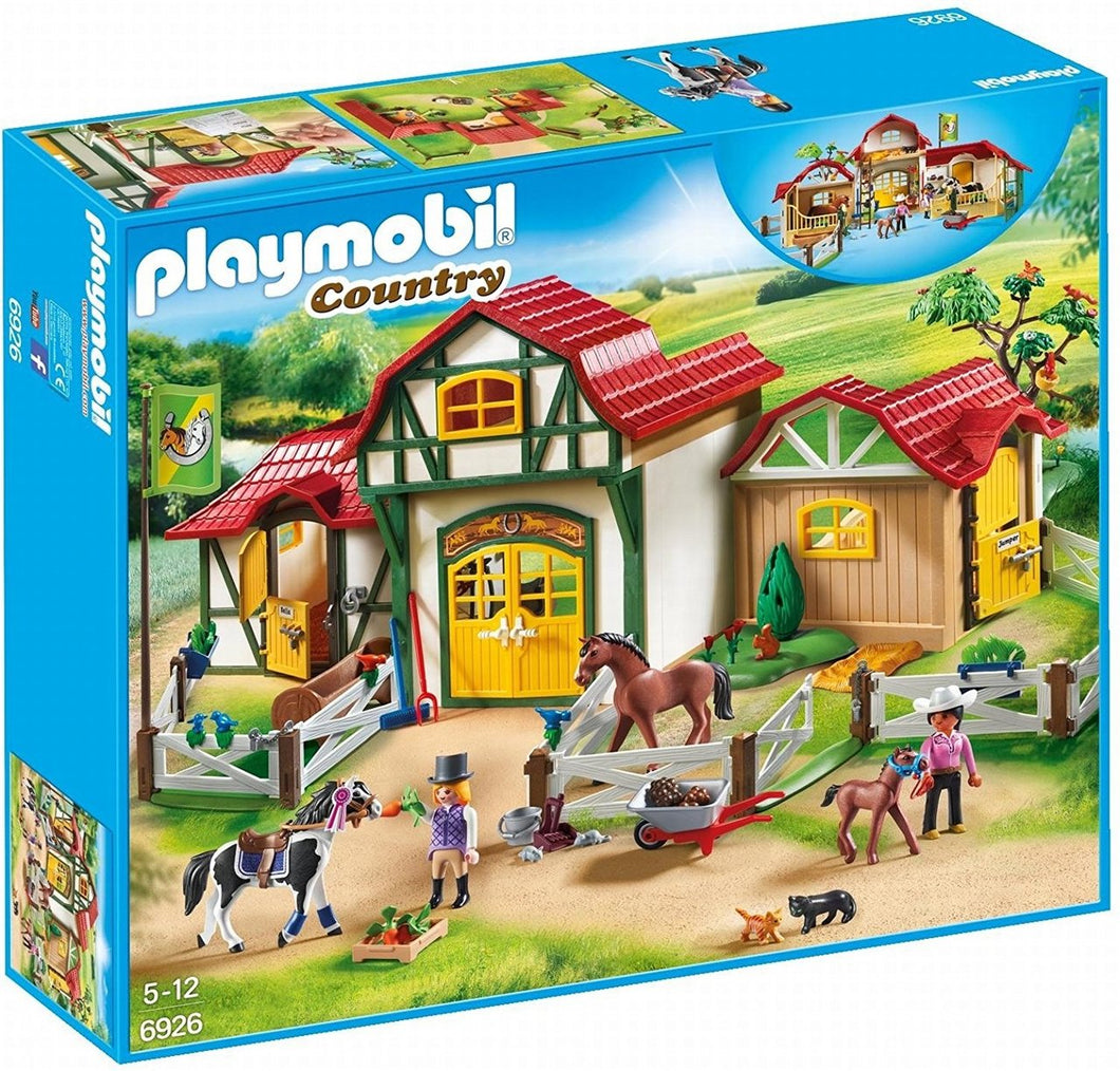 playmobil large horse farm