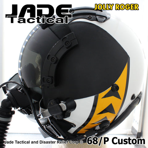 GENTEX 68/P USA Boom Flight Helmet Black Ops – Jade Tactical