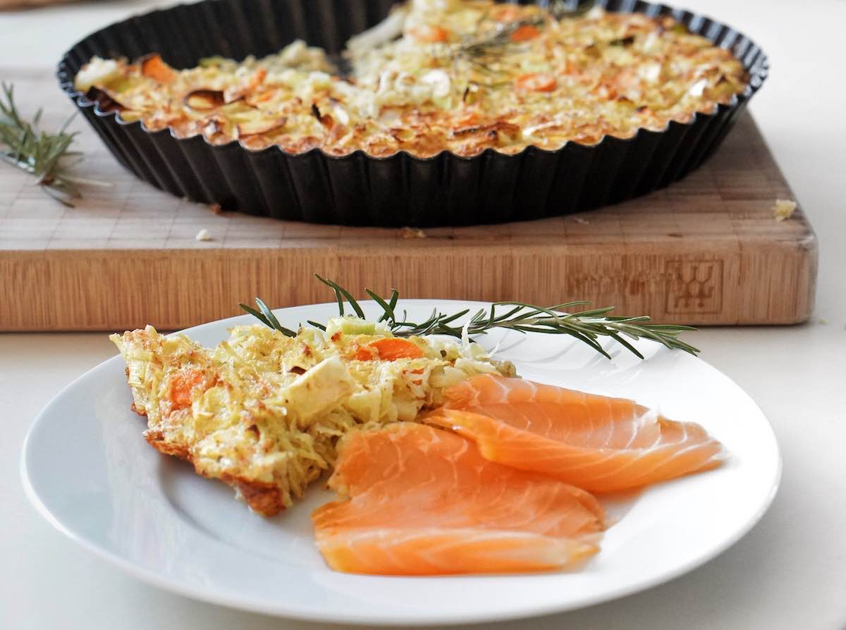 Tortilla mit Lachs