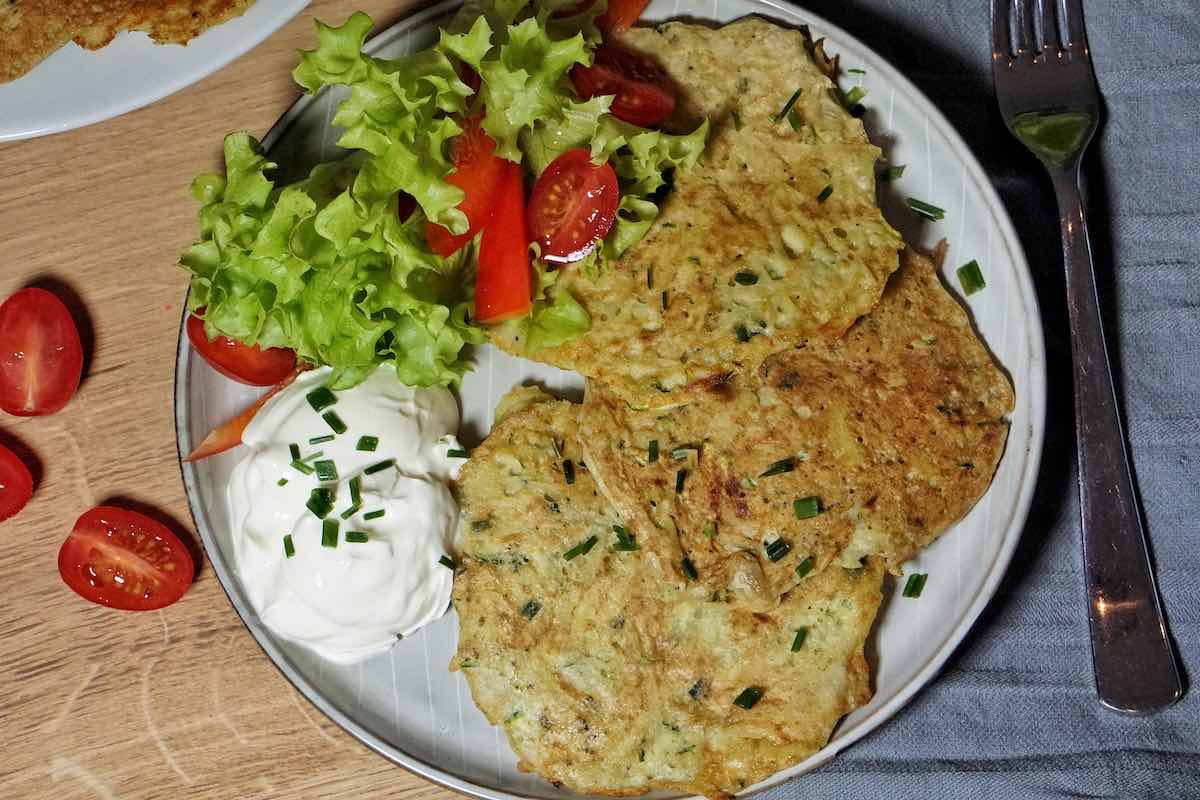 Kartoffel-Zucchini-Puffer