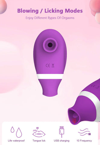 Clitoris Stimulator with Vacuum Vibration