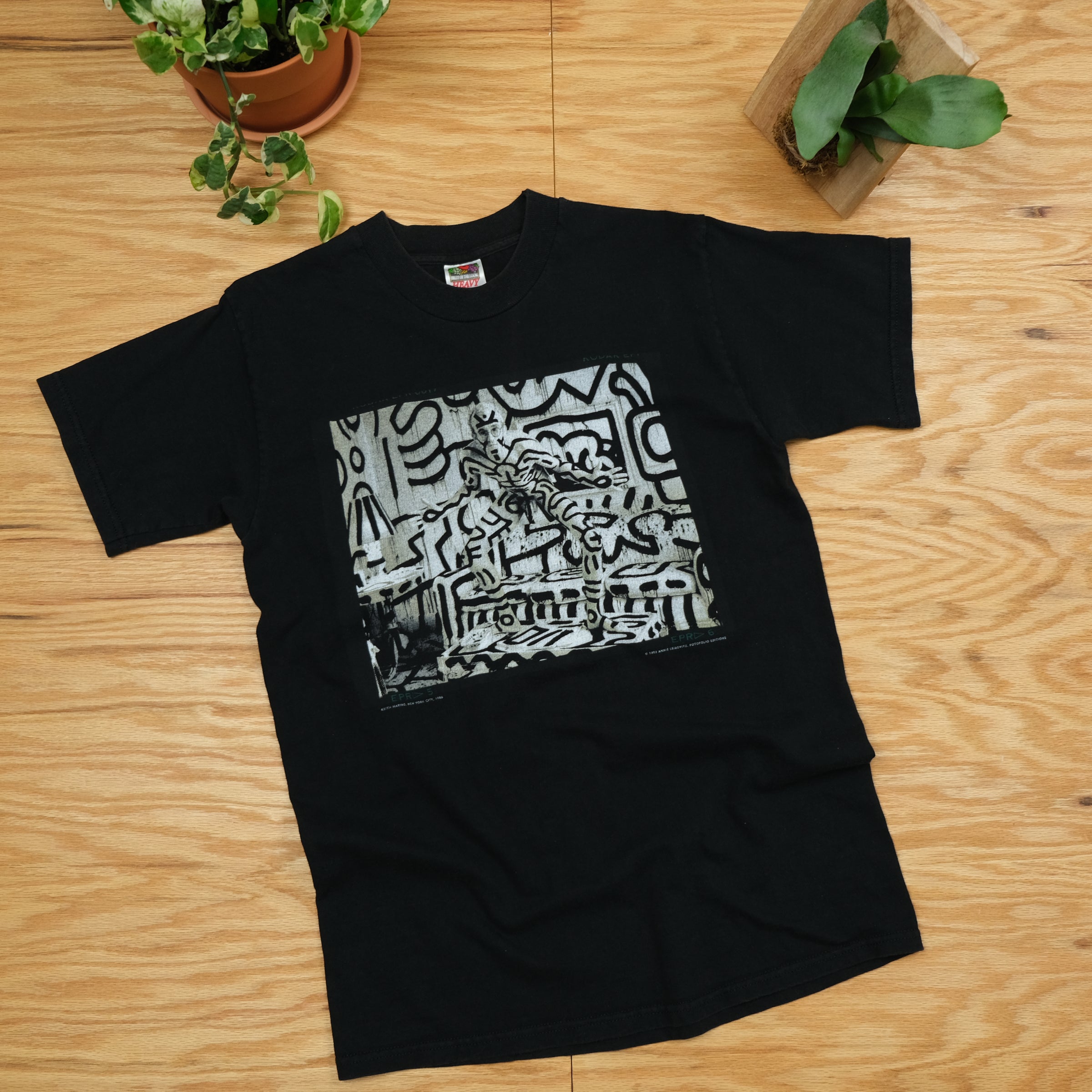 希少 90s Keith Haring×Annie Leibovitz Tシャツ 【SEAL限定商品】 www