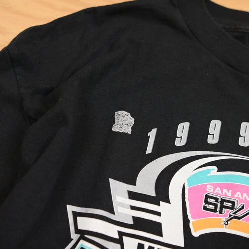 1999 Spurs NBA Champions Black T-shirt Pro Layer – The Youth Revolt