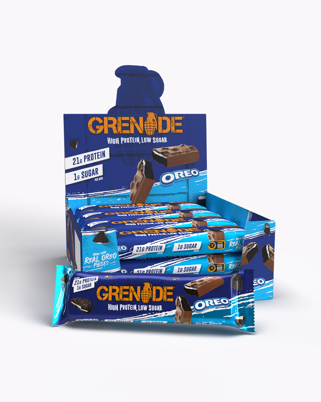 Grenade OREO Protein Bar | £10 off subscribing to email list | Loyalty discounts and FREE delivery over £40