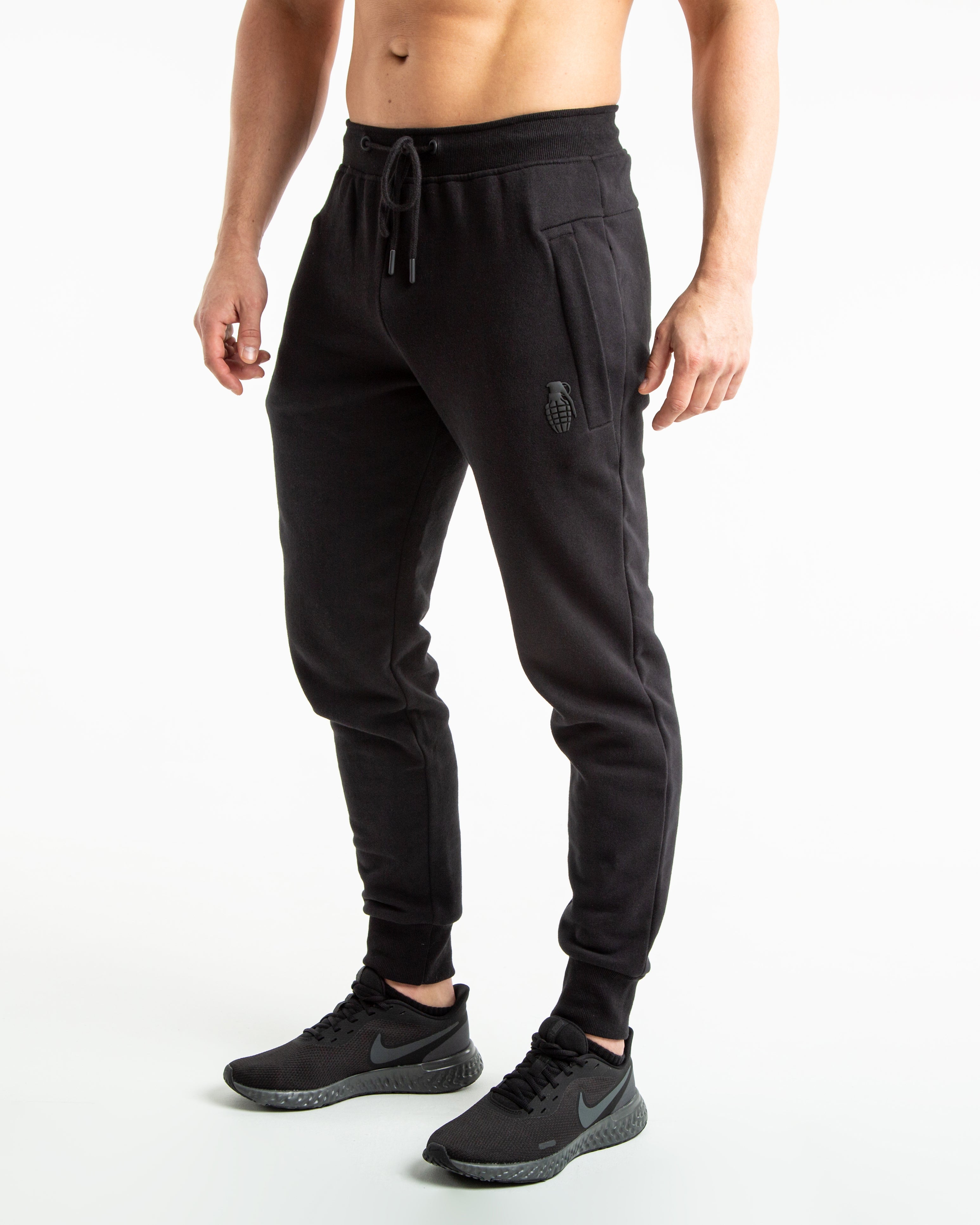 Grenade | Men's Joggers - Black | £10 off subscribing to email list | Loyalty discounts and FREE delivery over £40