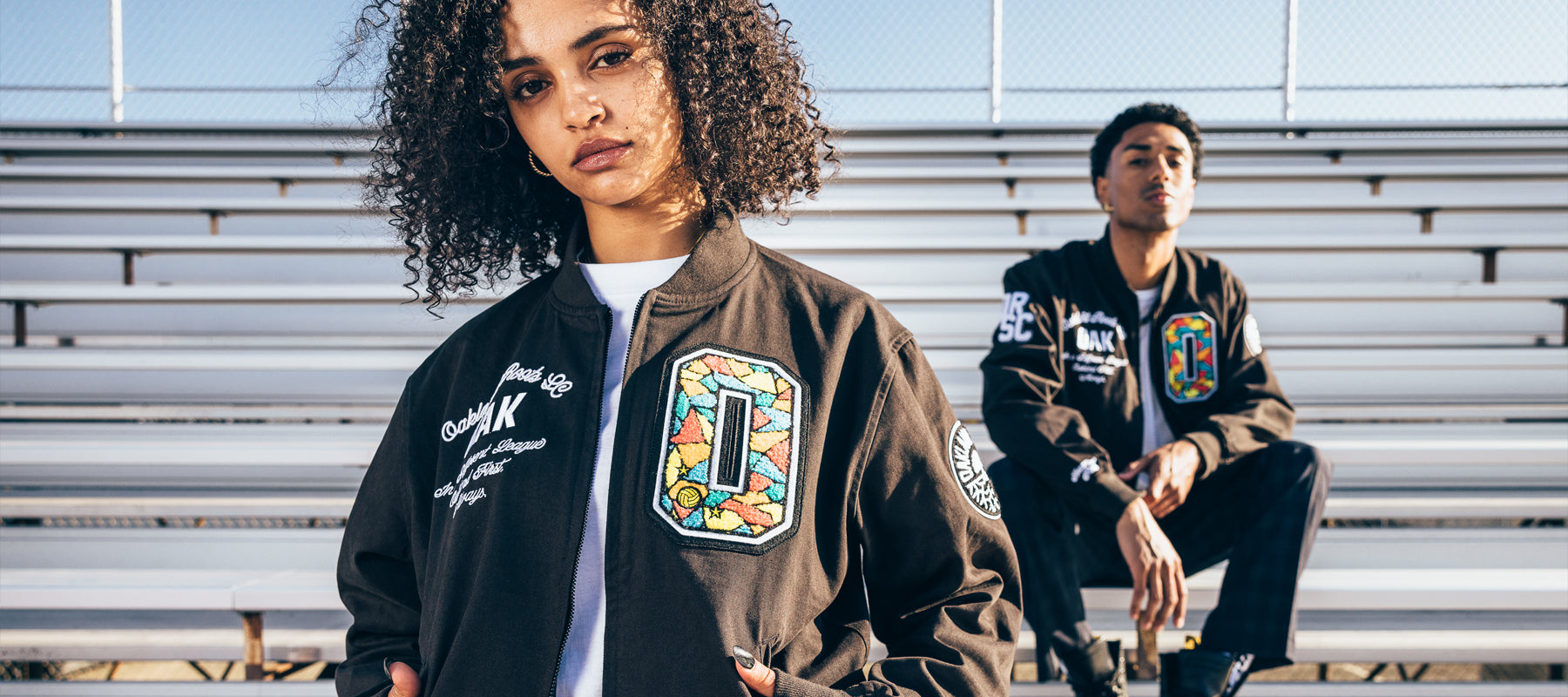 Mitchell & Ness x Oaklandish Reversible Satin Jacket