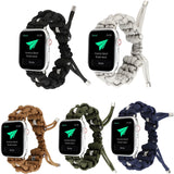 Strap for Apple Watch Band series 1/2/3 42mm 38mm WristBand Bracelet for iwatch 4/5 40mm 44mm Outdoor Sports Woven Nylon Rope