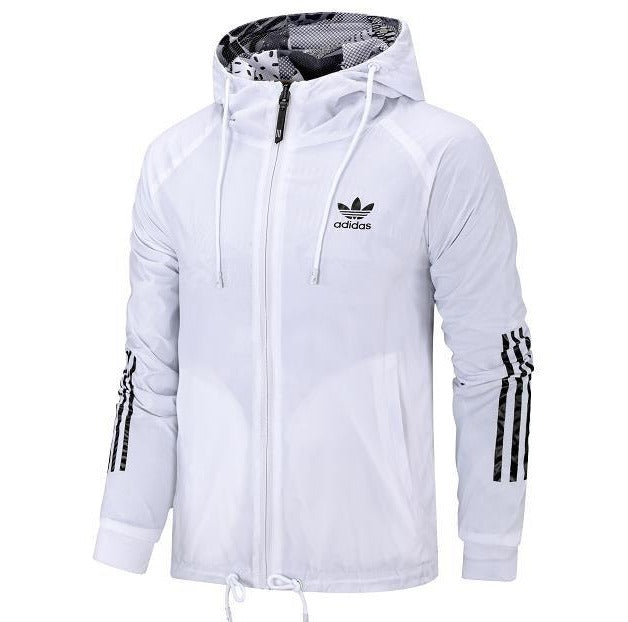 adi windbreaker white grey black