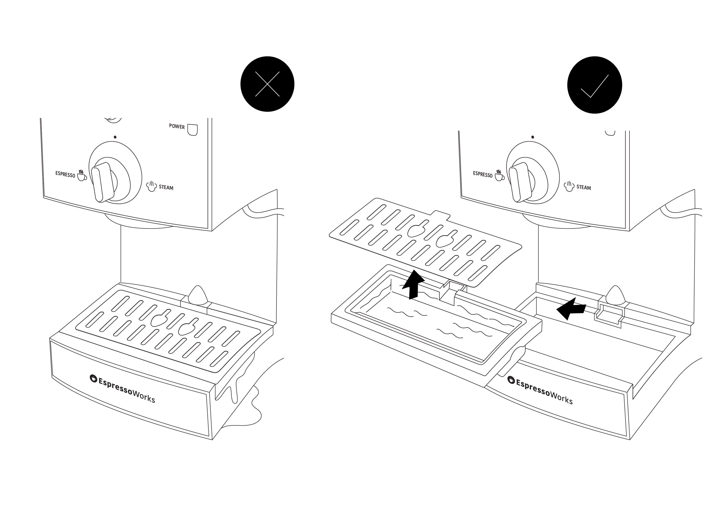 Troubleshooting Water Leakage from the bottom of the machine - EspressoWorks 15-bar Espresso Machine