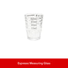 Espresso Measuring Glass in The Manhattan Barista Bundle (9-Piece Bundle) - EspressoWorks