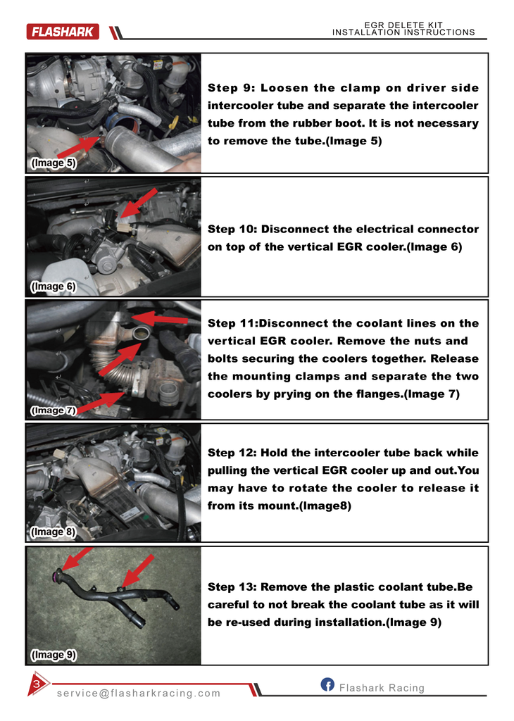 Flashark 2008-2010 6.4L Ford Powerstroke EGR Delete Kits
