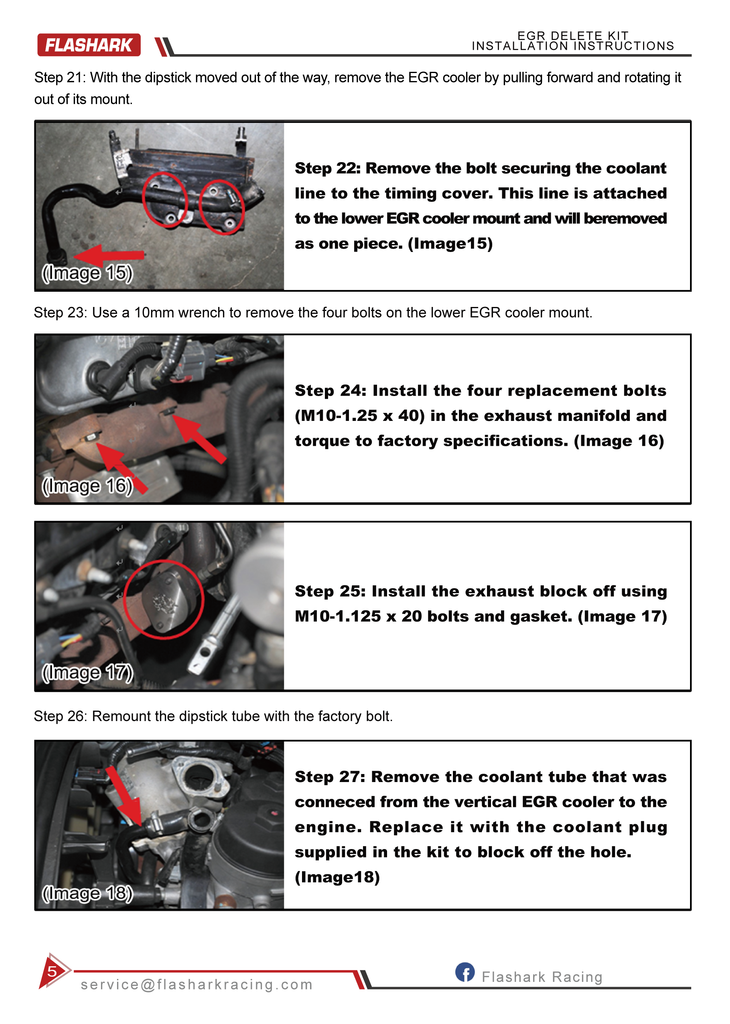 Flashark 2008-2010 6.4L Ford Powerstroke EGR Delete Kits
