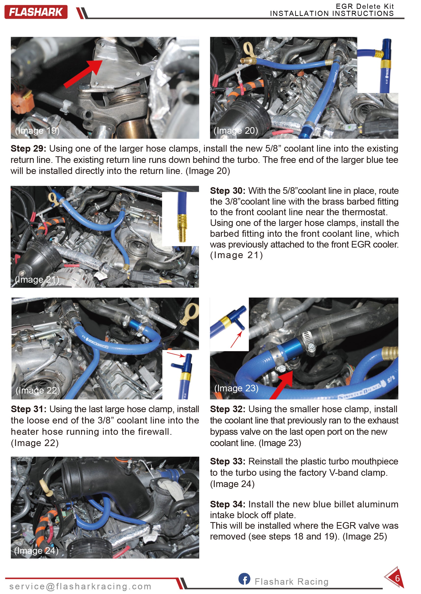 FLASHARK 2011-2015 GMC Chevy 6.6L Duramax EGR Valve Cooler Delete Kit