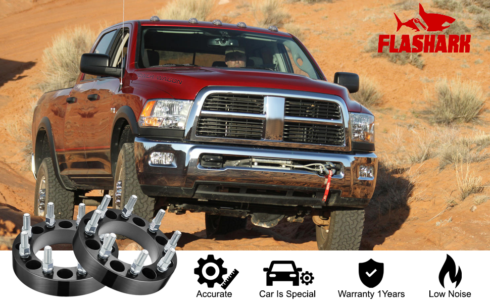 Wheel Spacers for 1994-2010 Dodge Ram 2500 3500  1967-2002 Ford 250 350 4PCS