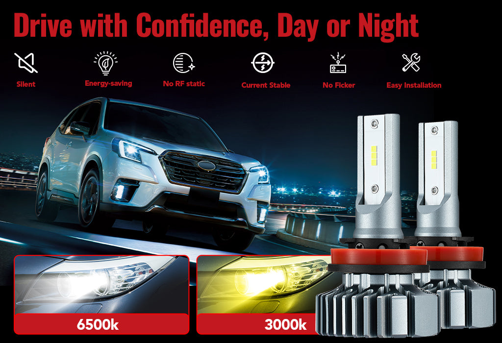 H11 H8 H9 LED Headlight Bulbs