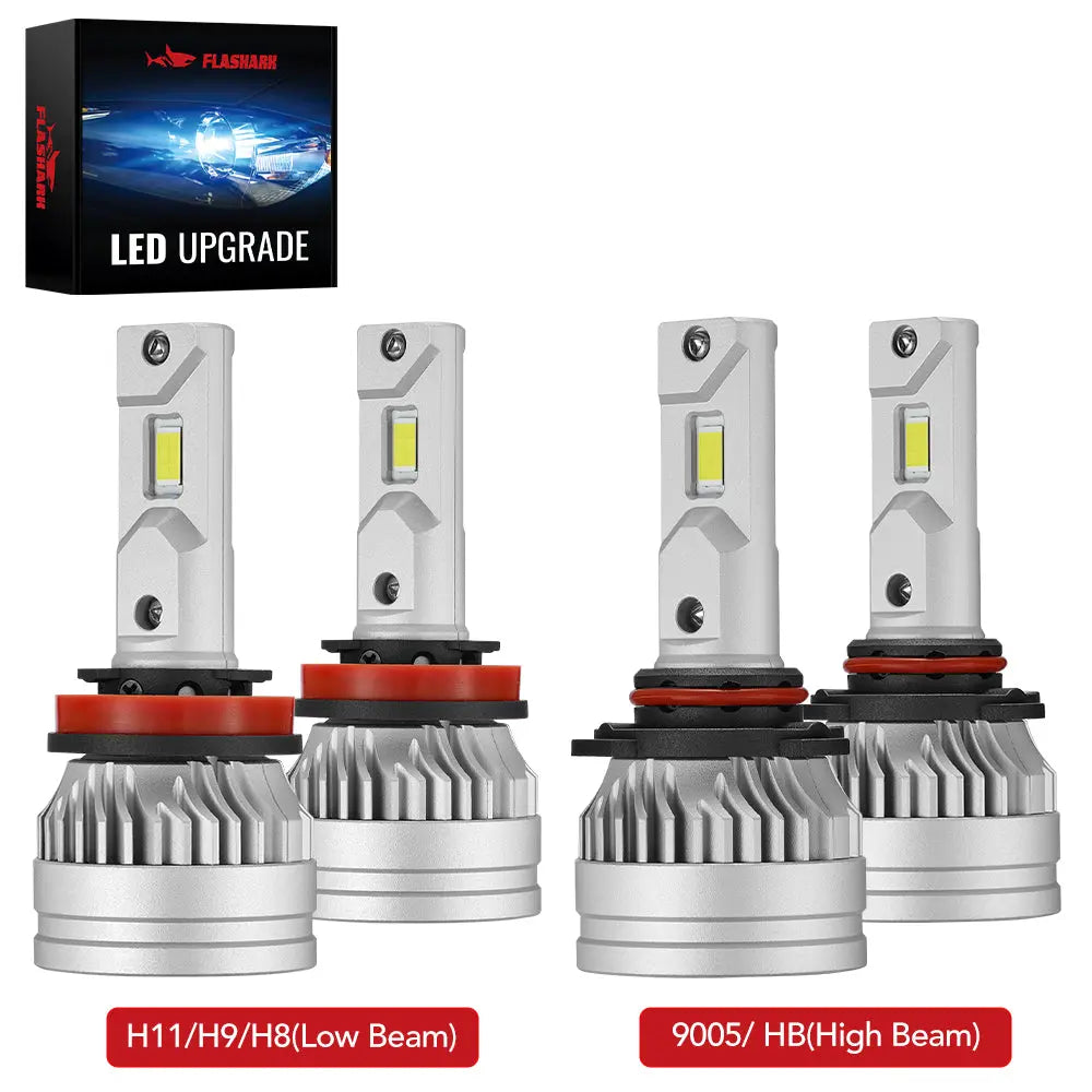 X3S 9005/HB3 9006/HB4 120W 6500K 22000LM White IP67 LED Headlight Bulb