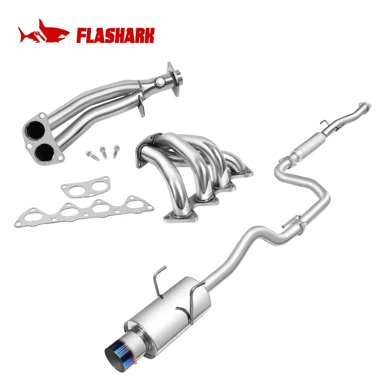 Exhaust Header/Catback All-In-One Kit for 1994-2001 Honda Acura Integra GS/RS/LS