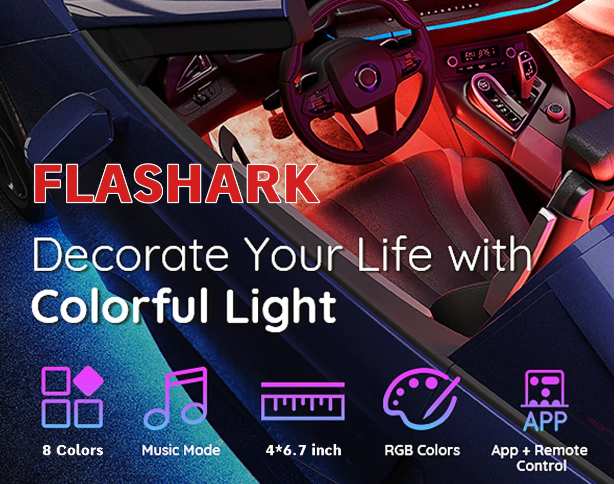 Flashark D1S D3S D8S LED Headlight Bulbs 70W 8600LM 6000K White | 2 Bulbs