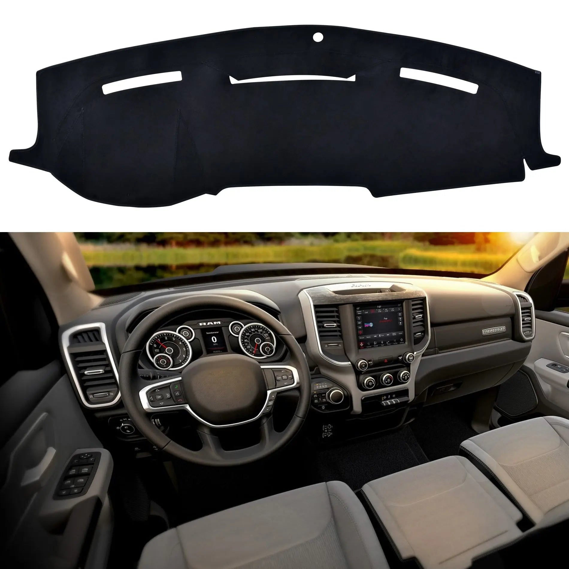 Dash Cover Mat for 1999-2006 Chevrolet Chevy Silverado GMC Sierra - Flashark