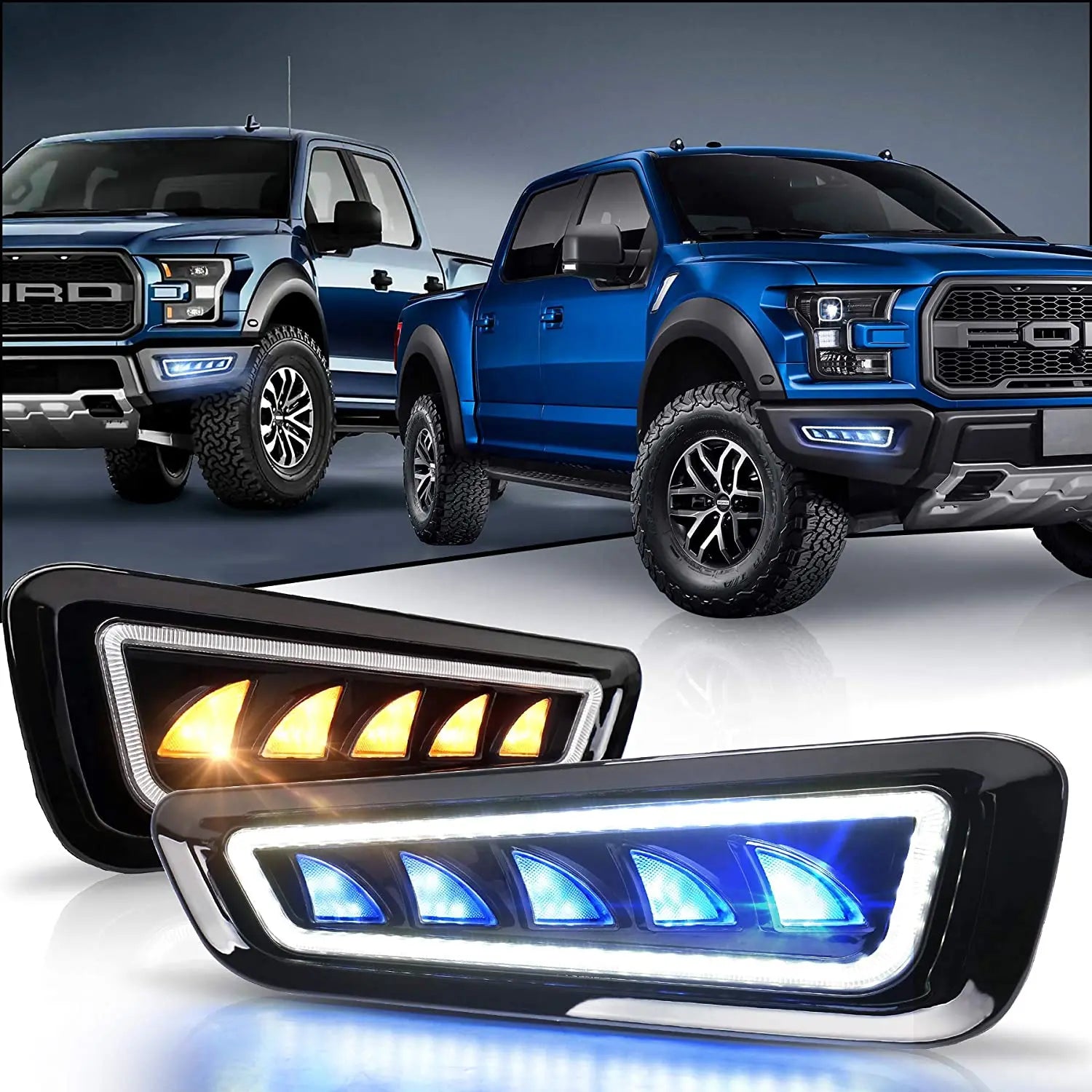 LED Turn Signal Light Side Mirror Marker for 2021 Ford Raptor F150