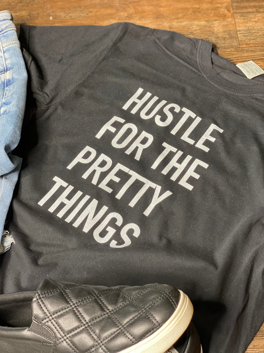 CUSTOM MADE Hustle for the Pretty Things Jogger Sweatshirt