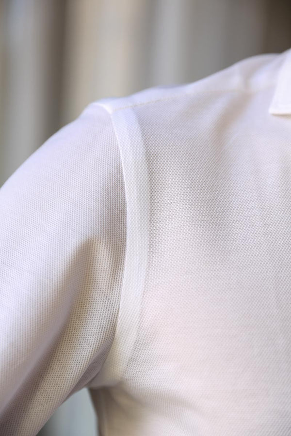 Blue Cotton Sartorial Polo Shirt - The Fleece Milano