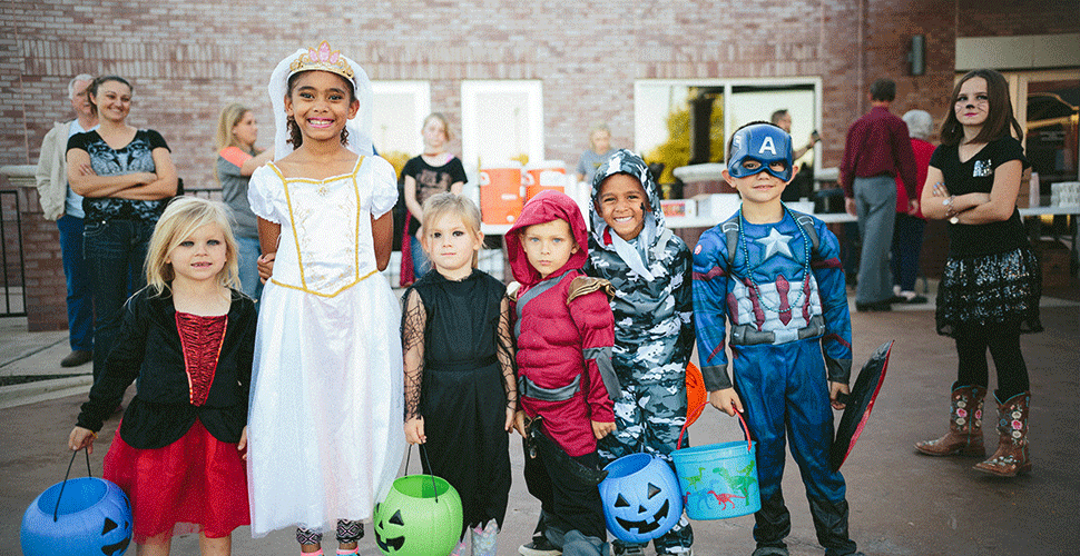 children in costume