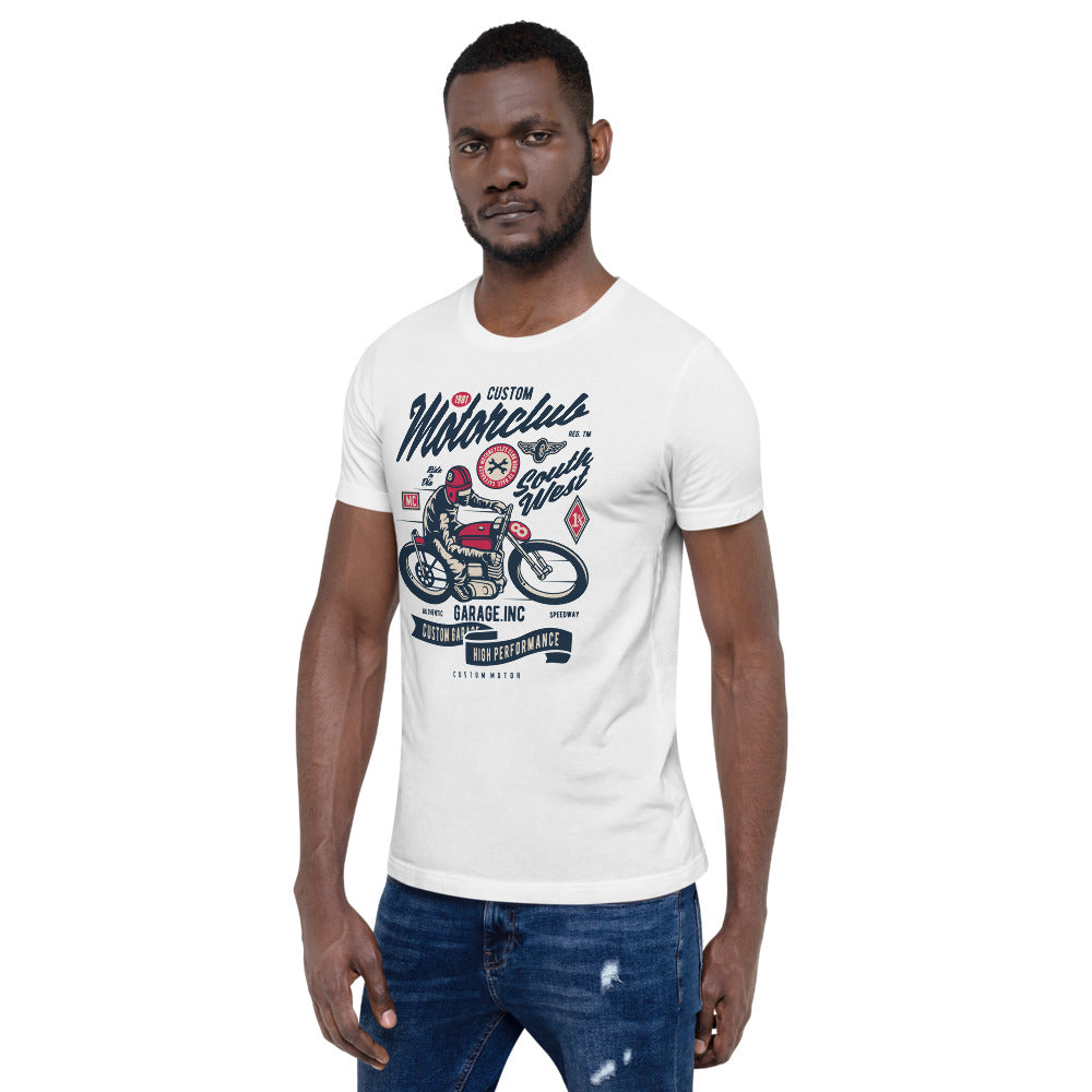 Motorclub Short-Sleeve Unisex T-Shirt – Icenickel