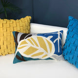 Jaune Leaf Pillow Covers