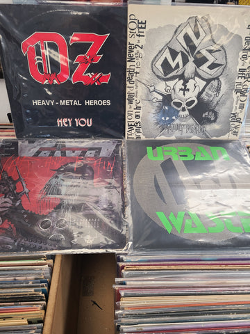 Oz NME voivod urban waste LP vinyl heavy nwtal thrash NYHC