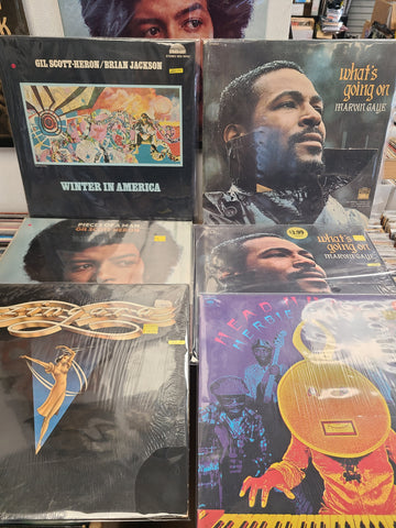 Gil Scott Heron  Brian Jackson Marvin Gaye Herbie Hancock Zingara vinyl LP soul Funk