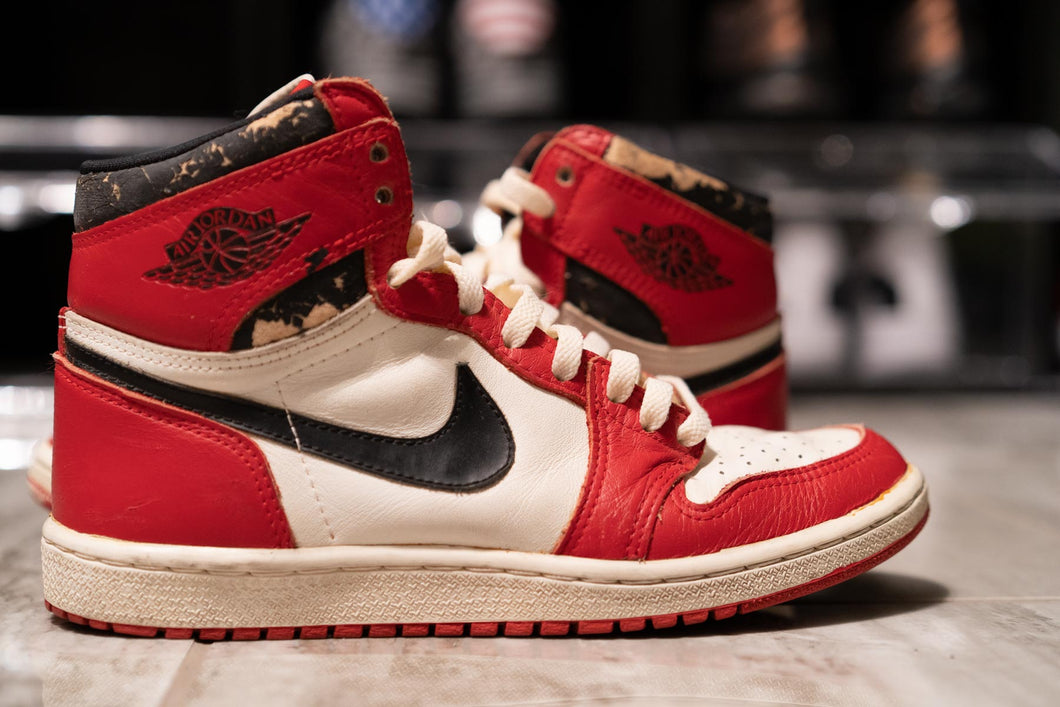 Sada Activamente Ilustrar Air Jordan 1 Retro High 'Chicago' 1994 - 130207 101 (Size 7 - Worn) / –  joaniebeanscloset