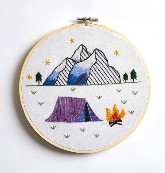 Mountains - Peel Stick and Stitch Hand Embroidery Patterns